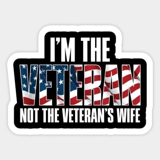 I Am the Veteran Sticker